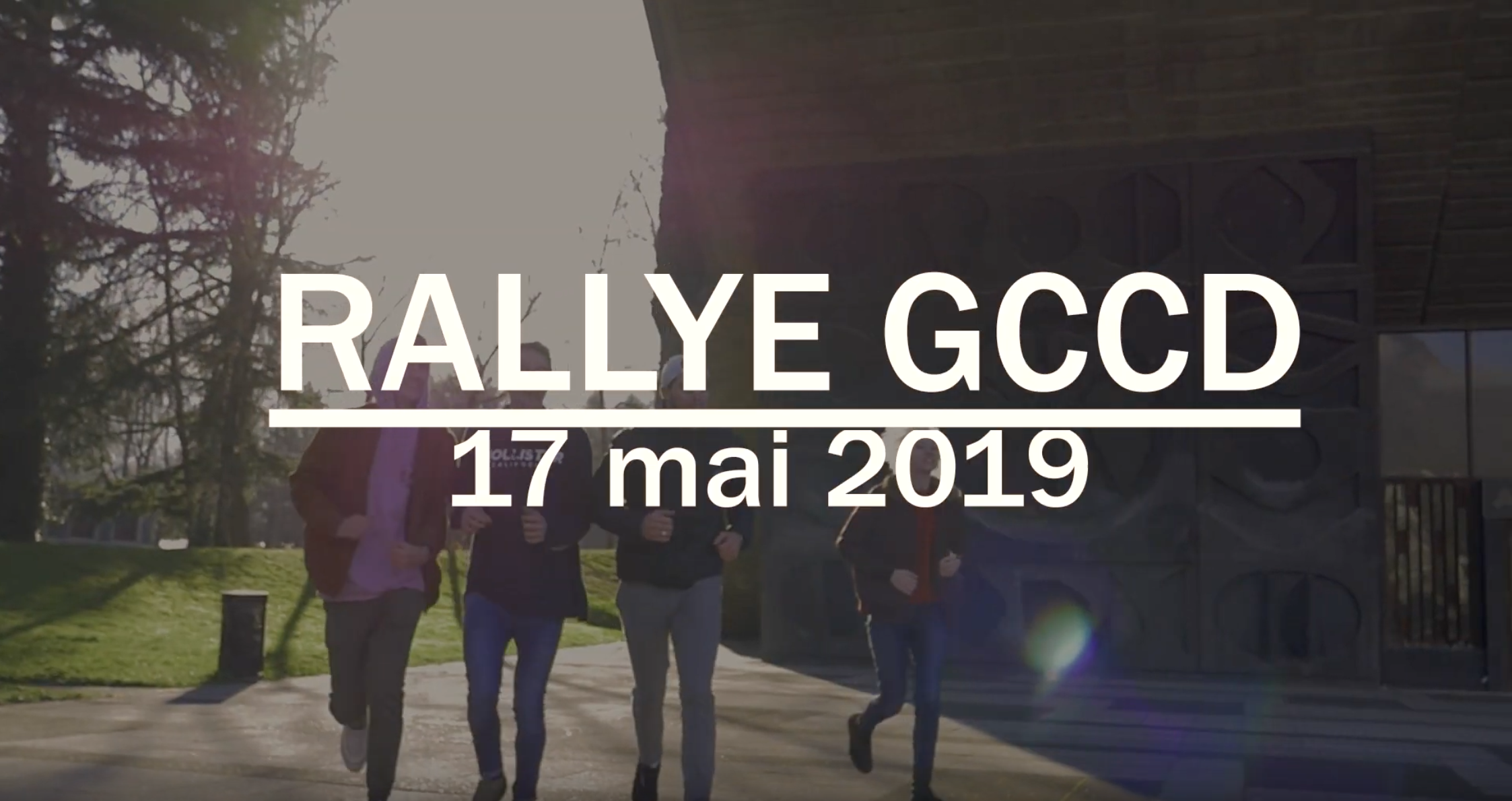 Rallye GCCD, Teaser de Communication